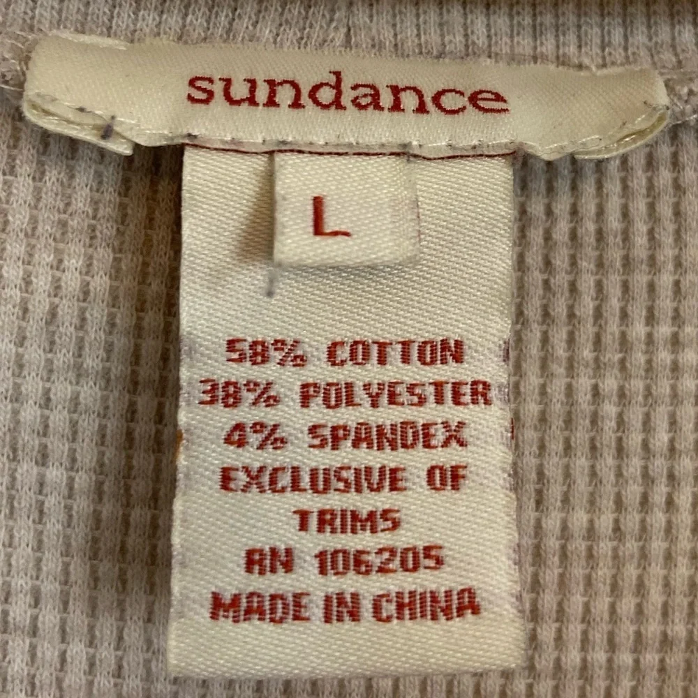 Sundance Thea Cream Asymmetrical Hem Long Sleeve Thermal Knit High Low Dress - Picture 5 of 13
